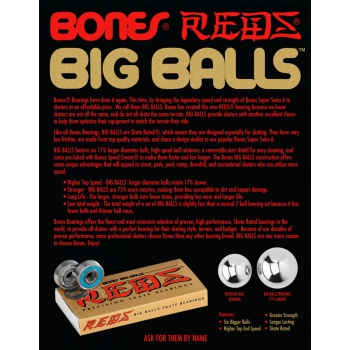 BONES BEARINGS CUSCINETTI BONES BIG BALLS