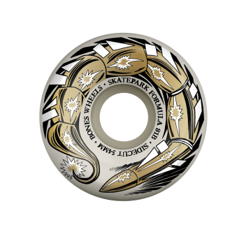 BONES SKATEBOARD RUOTE SKATE SCORPEEDO 54MM SIDECUT SKATEPARK FORMULA 81B 