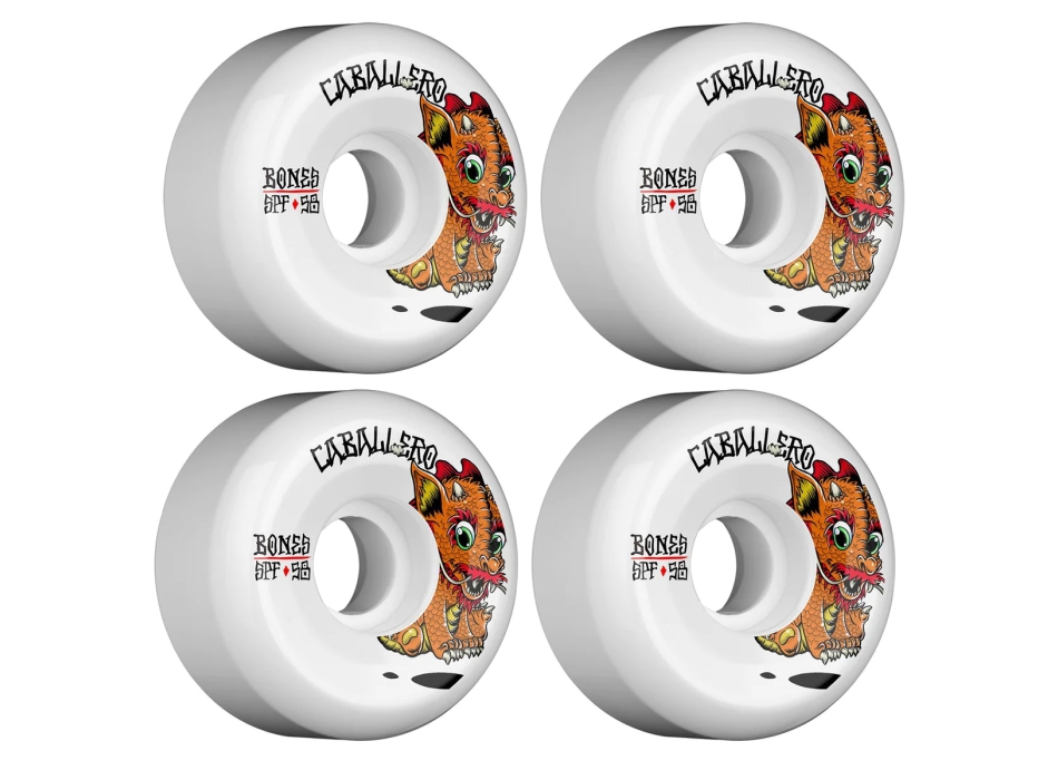 BONES SKATEBOARDS 58MM 84B WHEELS SKATE PARK FORMULA PRO CABALLERO BABY DRAGON
