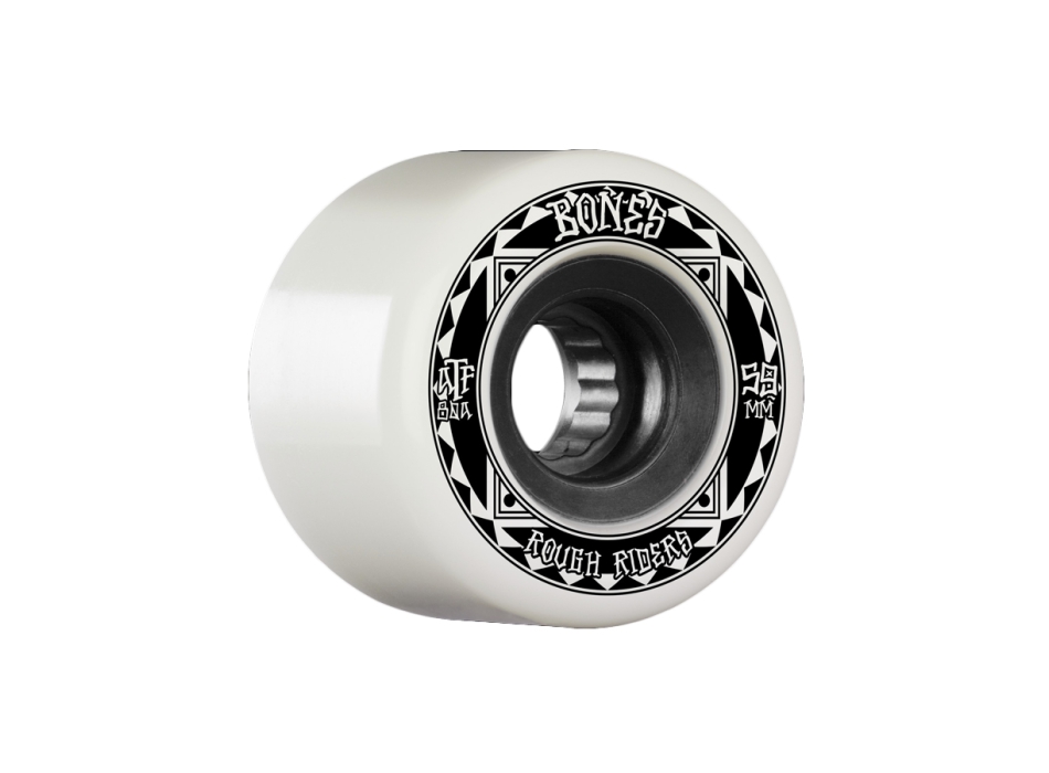 BONES SKATEBOARDS WHEELS ALL TERRAIN FORMULA ROUGH RIDER 56MM 80A