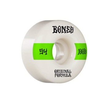 BONES SKATEBOARDS WHEELS OG FORMULA V4 WIDE 100A 54MM