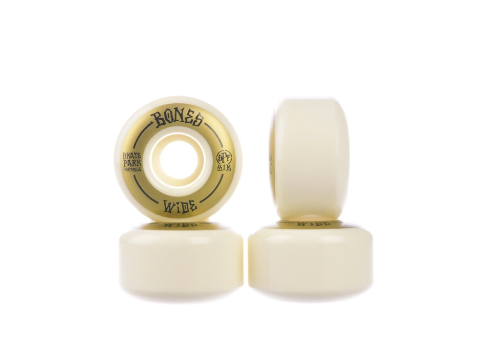 BONES SKATEBOARDS WHEELS SKATEPARK FORMULA BASIC WIDE 81B 54MM