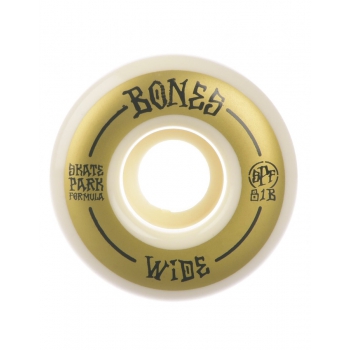 BONES SKATEBOARDS WHEELS SKATEPARK FORMULA BASIC WIDE 81B 54MM