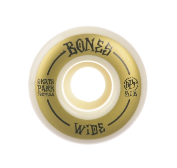 BONES SKATEBOARDS WHEELS SKATEPARK FORMULA BASIC WIDE 81B 54MM