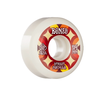 BONES SKATEBOARDS WHEELS STREET TECH FORMULA RETROS 54MM 103A