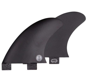 CAPTAIN FIN 3.75" SIDE BITERS PINNE LATERALI ATTACCO FCS BLACK