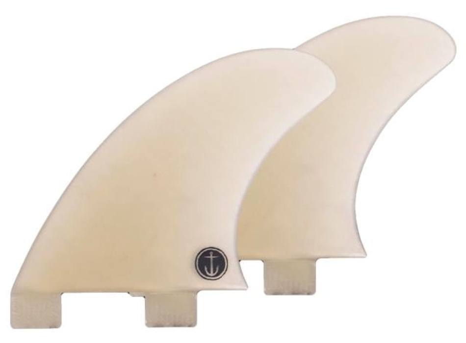 CAPTAIN FIN 3.75" SIDE BITERS PINNE LATERALI ATTACCO FCS CLEAR