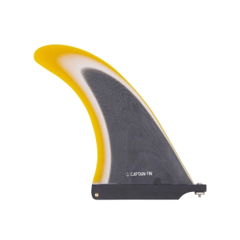 CAPTAIN FIN 8'' TYLER WARREN RAKED PINNA LONGBOARD BLACK WHITE GOLD