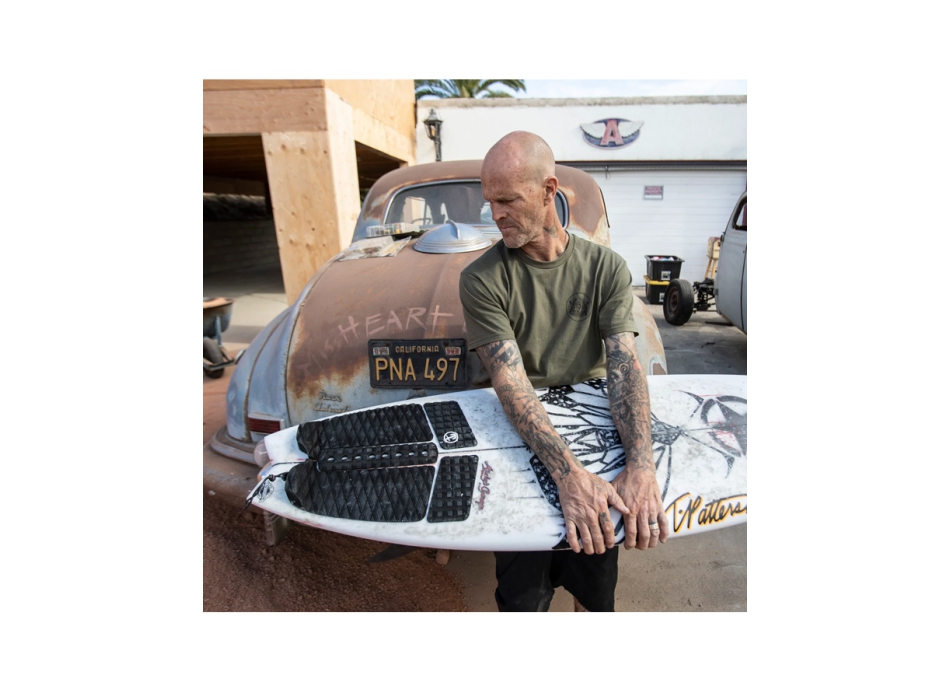 CAPTAIN FIN ARCHY TRACTION PAD 5 PEZZI BLACK