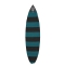 CAPTAIN FIN 5'10" - 7'6" BOARDSOCK SACCA SHORTBOARD STRETCH MORBIDA BLACK GREEN