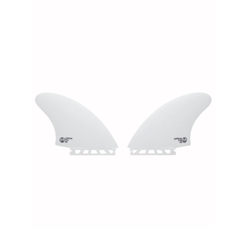 CAPTAIN FIN CF KEEL TWIN WHITE SINGLE TAB