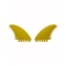 CAPTAIN FIN CF KEEL TWIN YELLOW SINGLE TAB