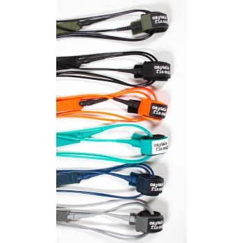 CAPTAIN FIN SHRED CORD LEASH 8' STANDARD BLACK