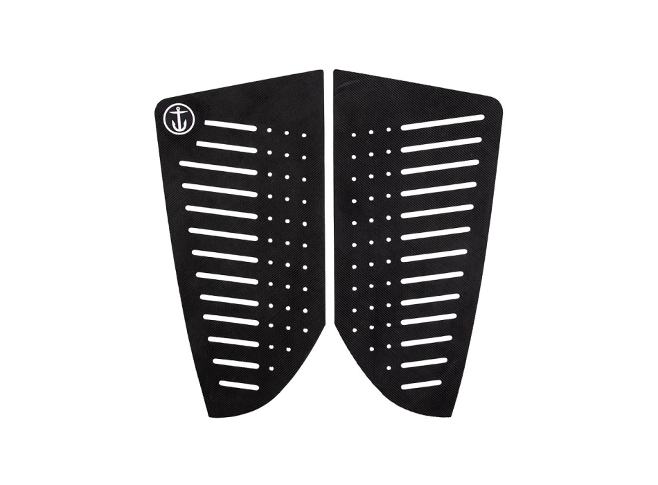 CAPTAIN FIN TROOPER TRACTION PAD 2 PEZZI FISH BLACK