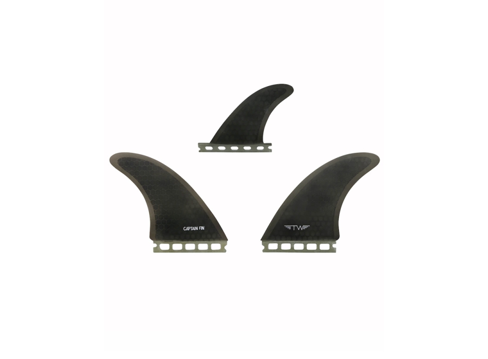 CAPTAIN FIN TYLER WARREN TW TWIN + TRAILER HC SINGLE TAB BLACK