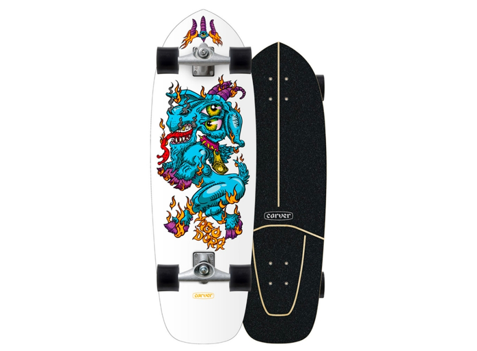 CARVER FIRE GOAT YAGO DORA CX 30.75" SURFSKATE COMPLETO ATTACCO CX / C7