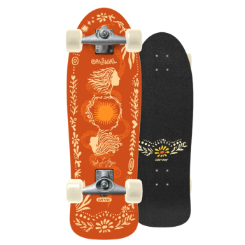 CARVER GRLSWIRL VAL LAFORGE SUNFLOWER 31'' SURFSKATE COMPLETO ATTACCO CX 