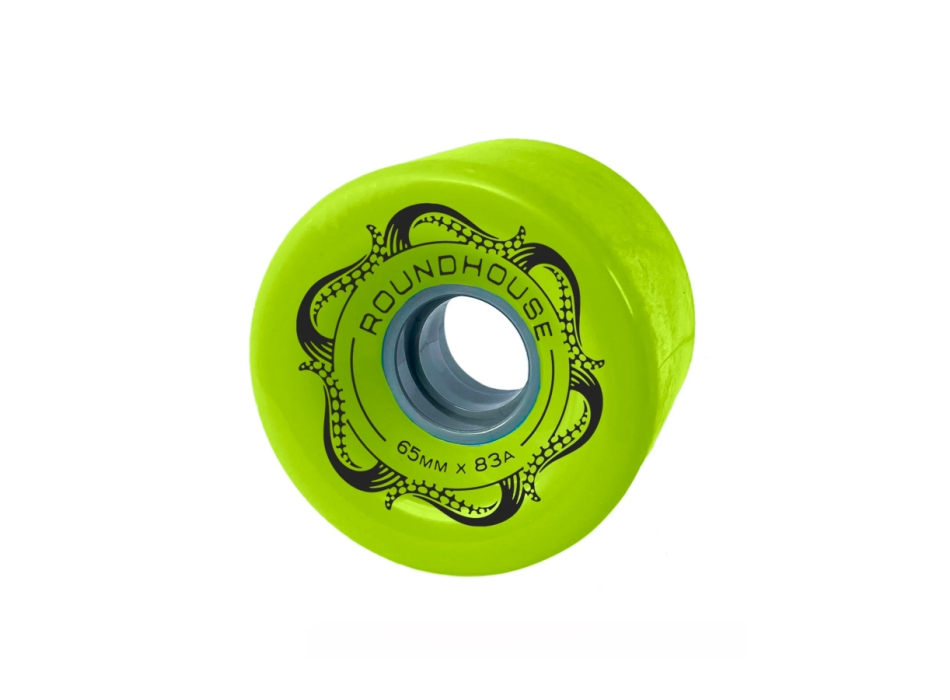 CARVER ROUNDHOUSE SLICK RUOTE 65MM 83A GREEN
