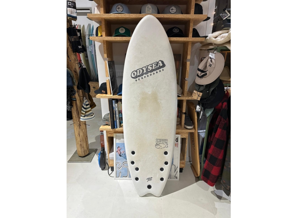 CATCH SURF 5'6" ODYSEA SKIPPER QUAD WHITE SOFTBOARD