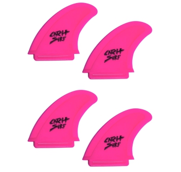 CATCH SURF SAFETY EDGE QUAD FIN KIT PINK