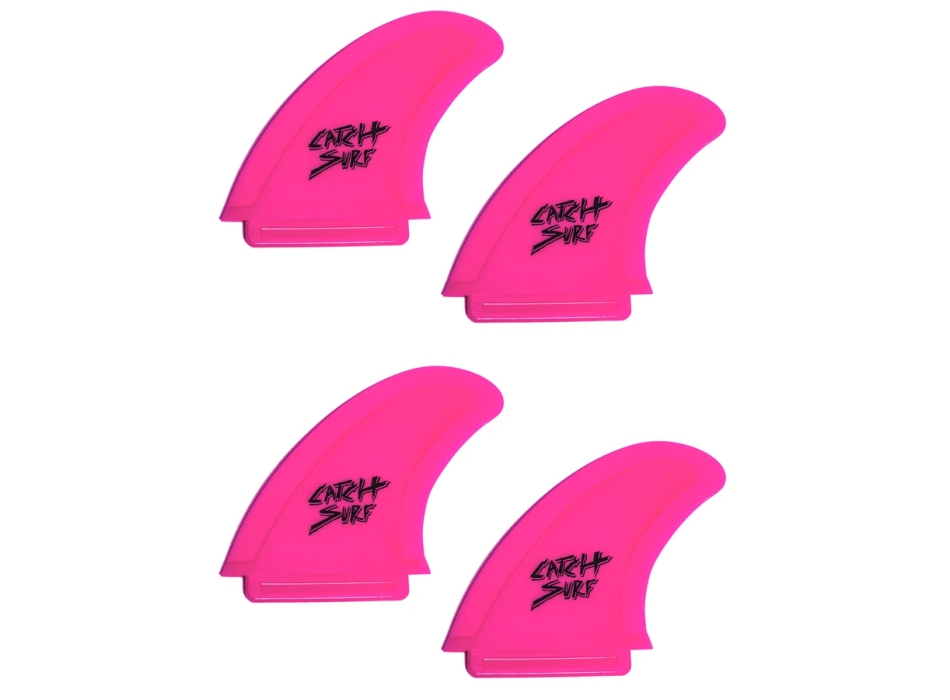 CATCH SURF SAFETY EDGE QUAD FIN KIT PINK
