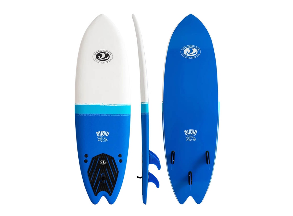 CBC FISH 6'2" SOFTBOARD FCS FINS