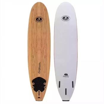 CBC FUN 8'0" CALIFORNIA BEAR SERIES WOOD SOFTBOARD 