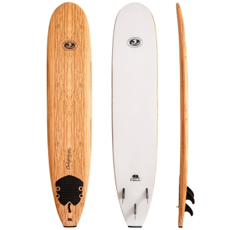 CBC FUN 8'0" CALIFORNIA BEAR SERIES WOOD SOFTBOARD 