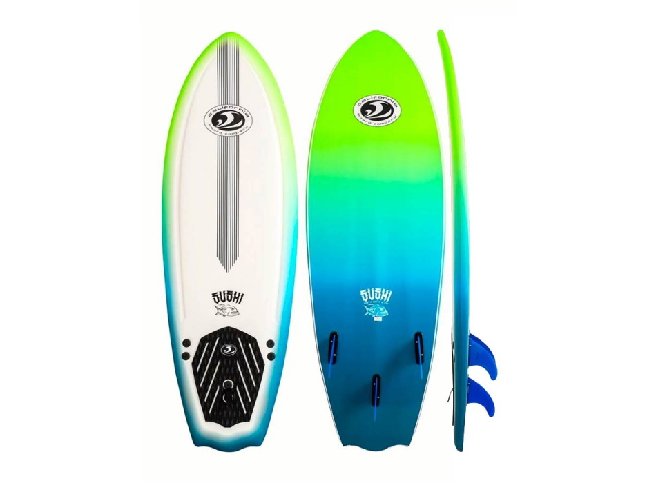 CBC SUSHI 5'8" SOFTBOARD FCS FINS