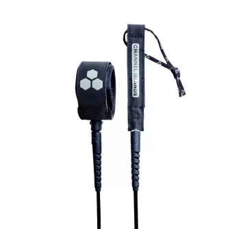 CHANNEL ISLAND 6' x 1/4" LEASH EVERYDAY ROUND BLACK