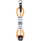 CHANNEL ISLAND HEX CORD LEASH 9'6" STANDARD FLO ORANGE