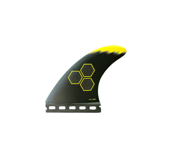 CHANNEL ISLAND SET PINNE THRUSTER TECH 1 SINGLE TAB FUTURES LARGE YELLOW