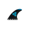 CHANNEL ISLANDS TECH 1 SET PINNE THRUSTER SINGLE TAB FUTURES MEDIUM BLUE