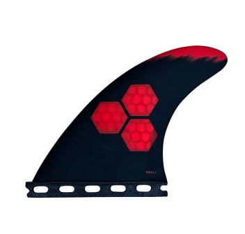 CHANNEL ISLAND SET PINNE THRUSTER TECH 1 SINGLE TAB FUTURES SMALL RED