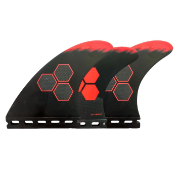 CHANNEL ISLAND SET PINNE THRUSTER TECH 2 SINGLE TAB FUTURES SMALL RED