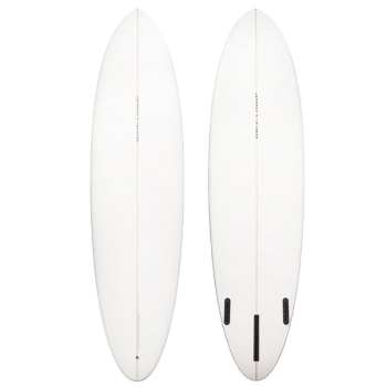 CI MID CHANNEL ISLANDS SURFBOARD MID LENGTH WHITE