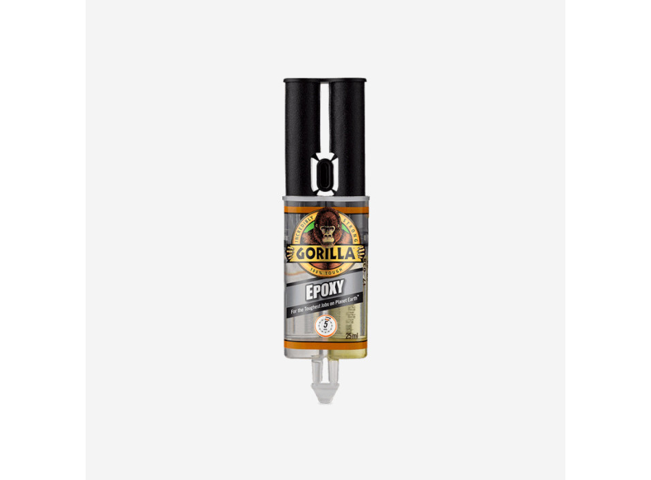 COLLA EPOSSIDICA BI-COMPONENTE GORILLA PER RIPARAZIONI TAVOLE 25ML