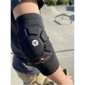 EIGHT BALL PAD SET PROTEZIONI STEALTH KNEE & ELBOW SKATE ADULTO BLACK