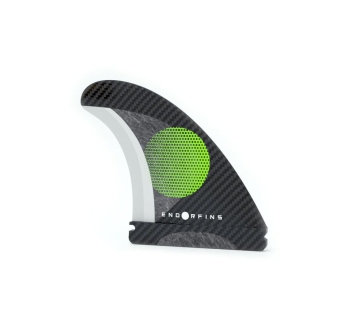 ENDORFINS PINNE KS1 3 FIN SET SINGLE TAB SMALL BLACK GREEN