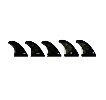 ENDORFINS PINNE KS1 5 FIN SET SINGLE TAB MEDIUM CAMO