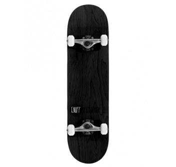 ENUFF LOGO STAIN SKATEBOARD COMPLETO 8" BLACK