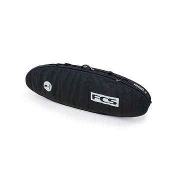 FCS 7'6" TRAVEL 2 FUNBOARD SACCA DOPPIA DA VIAGGIO BLACK/GREY