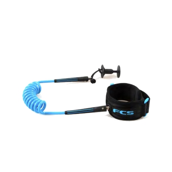 FCS BODYBOARD LEASH PER POLSO BLACK BLUE