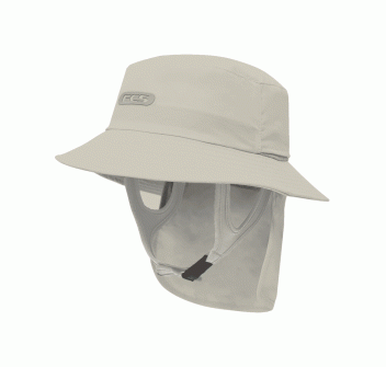 FCS CAPPELLINO WET BUCKET SURF CAP WARM GREY