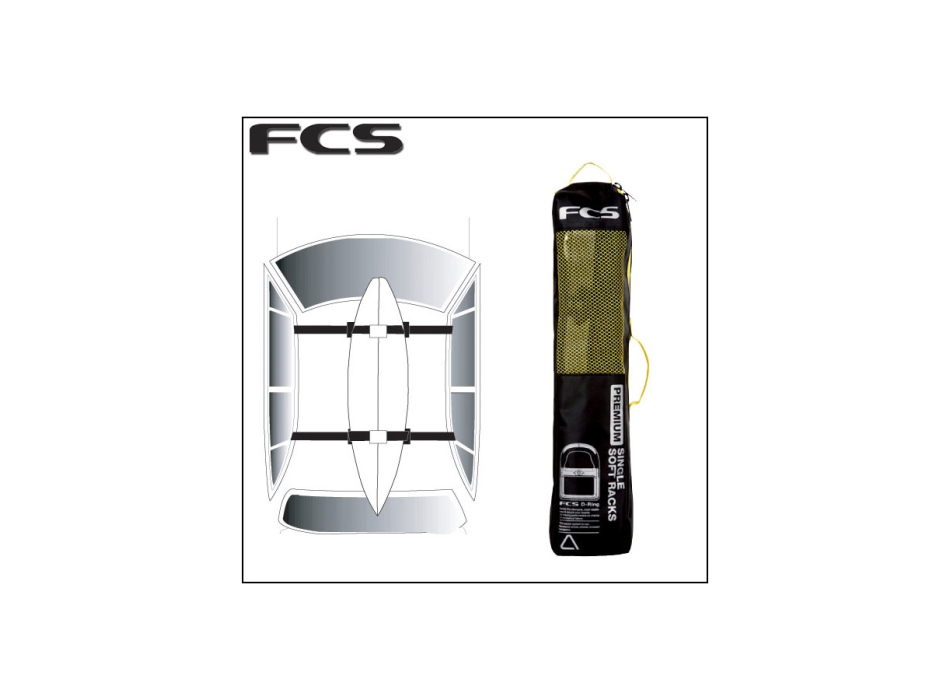 FCS D-RING PORTA SURF DA VIAGGIO SINGOLO  