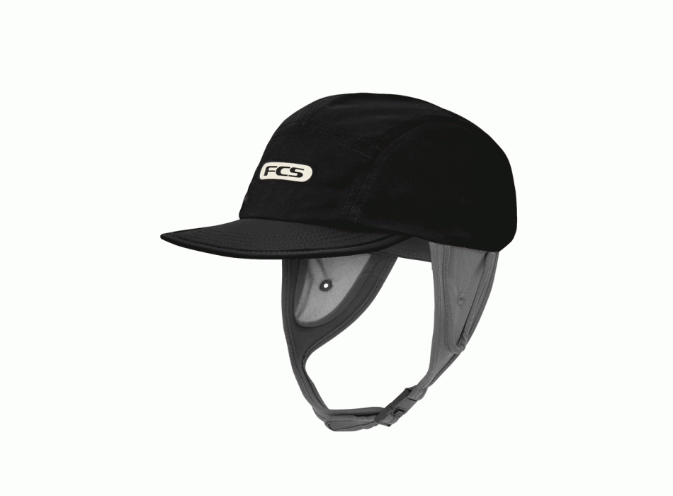 FCS ESSENTIAL CAPPELLINO SURF CAP BLACK