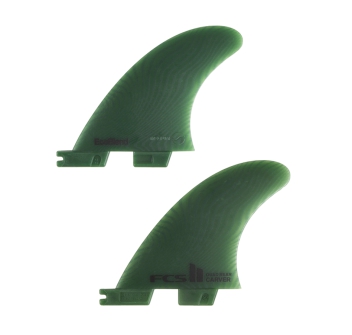 FCS II CARVER NEO GLASS ECO BLEND TRI-QUAD FIN SET SAGE