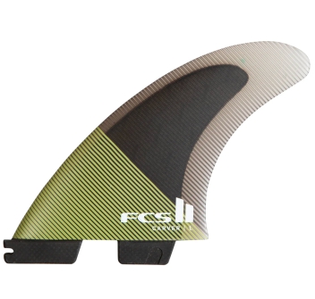 FCS II CARVER PC AIRCORE CARBON TRI FIN SET EUCALYPTUS
