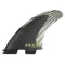 FCS II CARVER PC CARBON + AIRCORE TRI FIN SET EUCALYPTUS