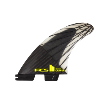 FCS II CARVER PC CARBON TRI FIN SET